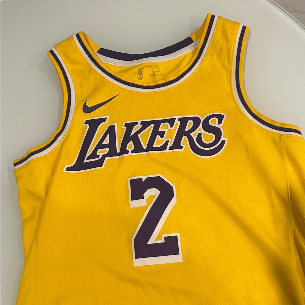 Nike Lakers Gold Basketball Jersey